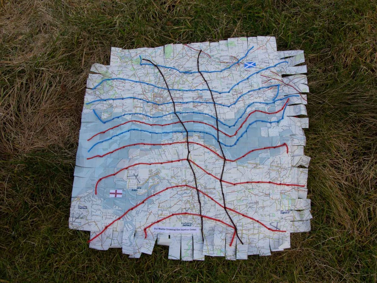 Solway Walk – Map Art