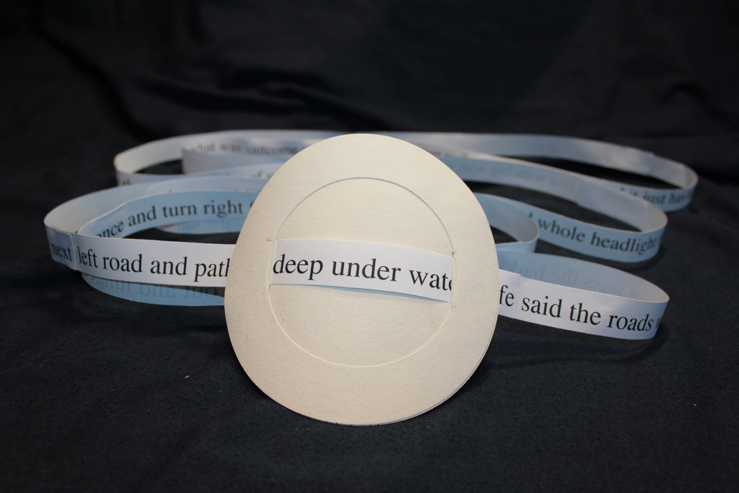 an art object about a walking experience