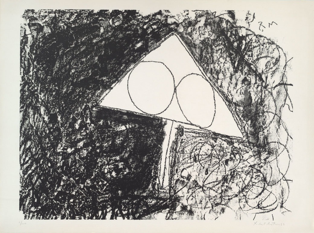 Robert Motherwell - Untitled from Madrid Suite