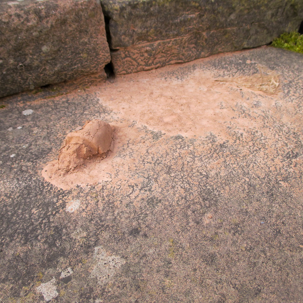 dissolved clay figure